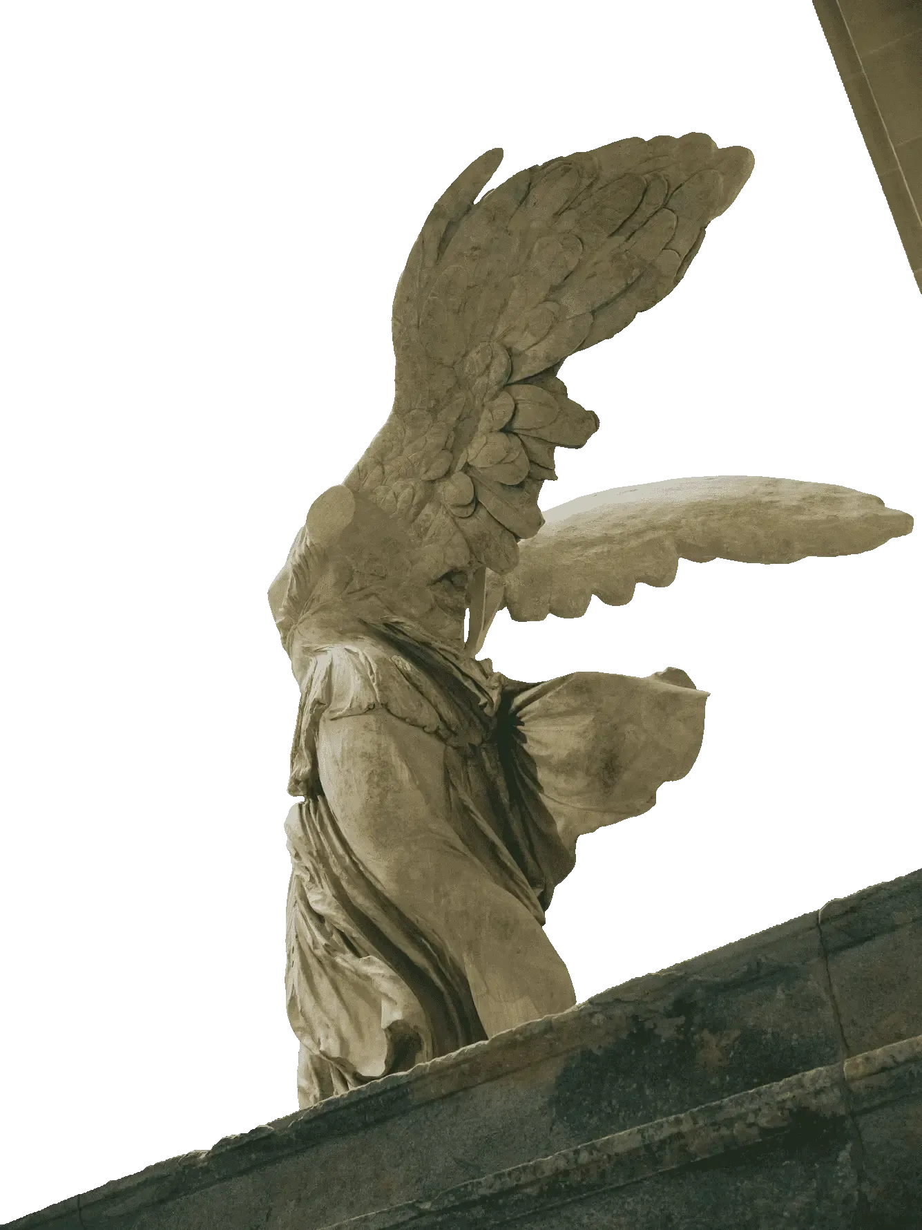 a sculpture of an angel.